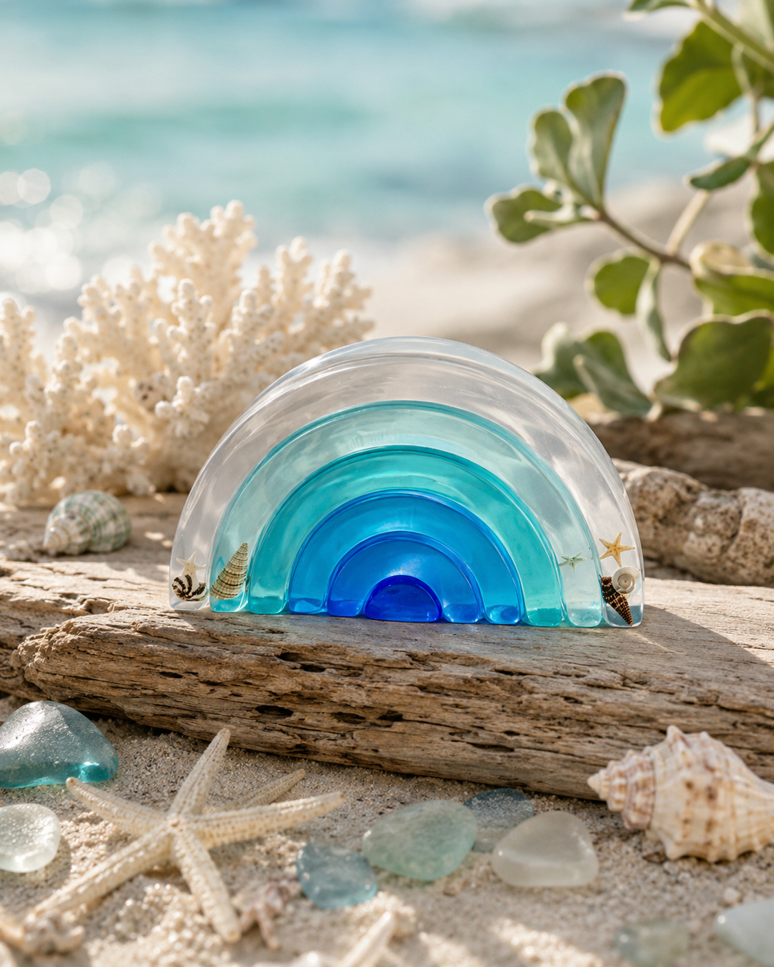 Ocean Rainbow Nesting Arches