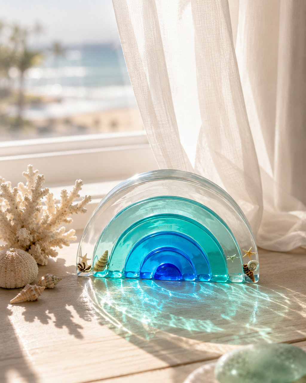 Ocean Rainbow Nesting Arches