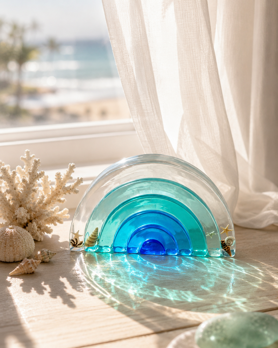 Ocean Rainbow Nesting Arches