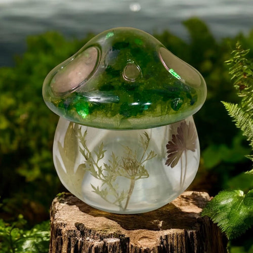 Botanical Mushroom Keepsake Jar Collection