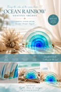 Ocean Rainbow Nesting Arches