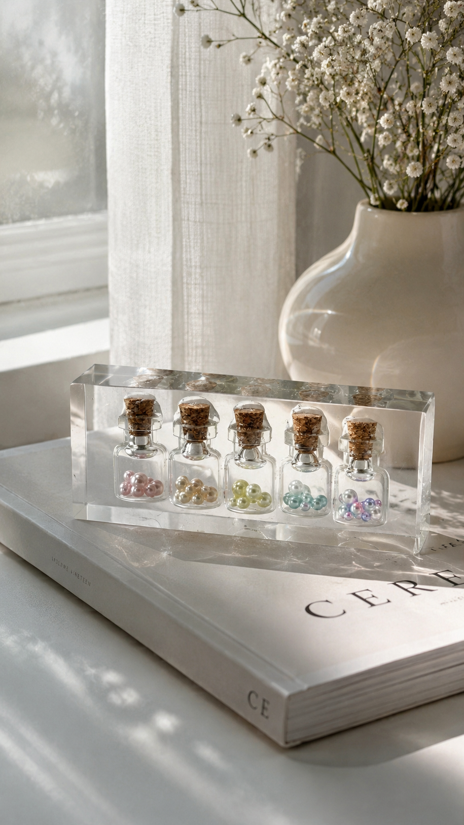 Mini Pearl Palette – Handmade Resin Pearl Display