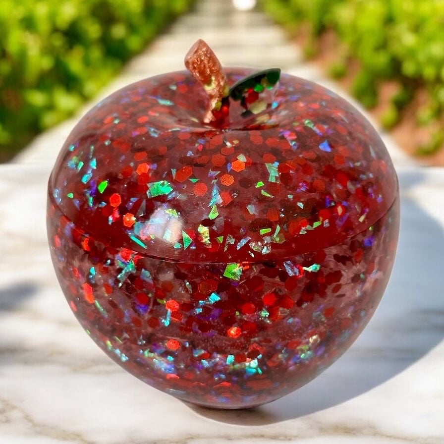 Enchanted Apple Keepsake Jar Collection – 4"H