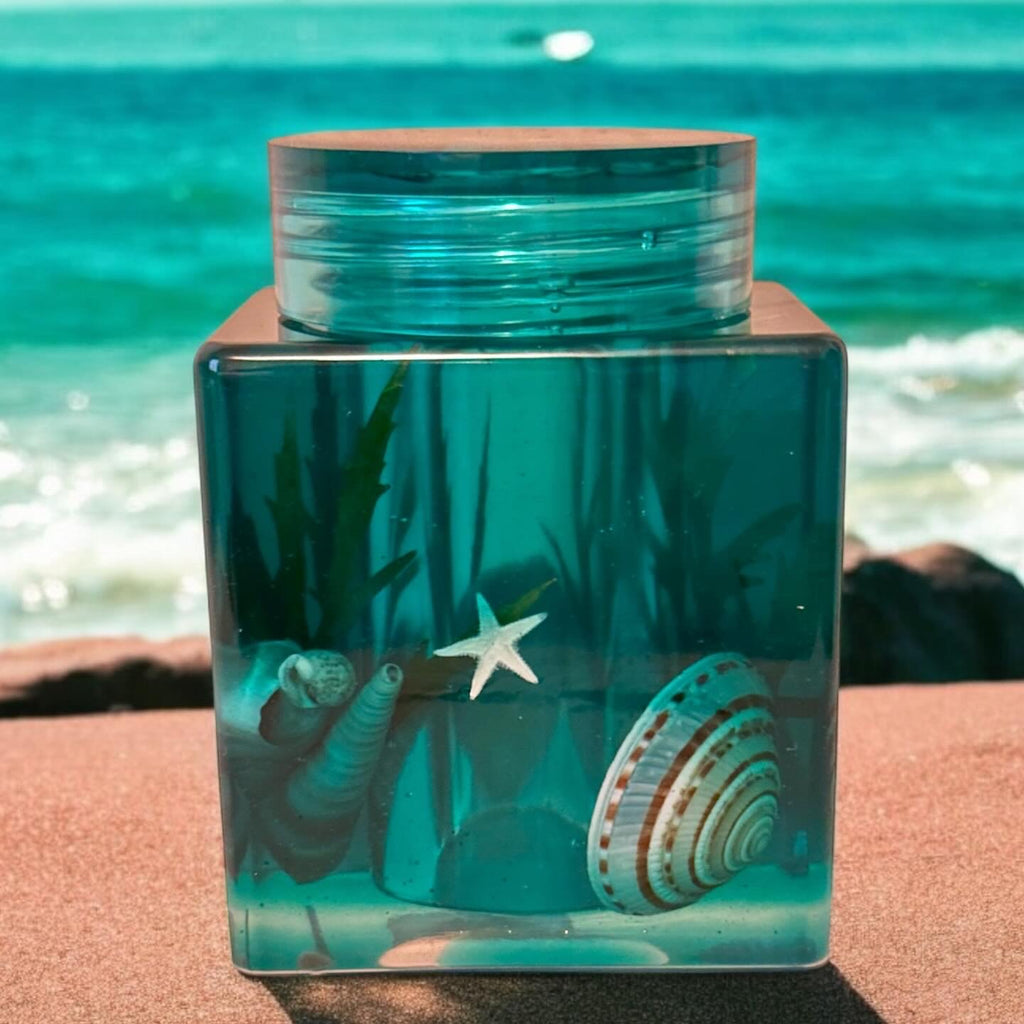 Ocean Seashell Keepsake Jar