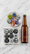 Bottle Cap Coaster Set #1
