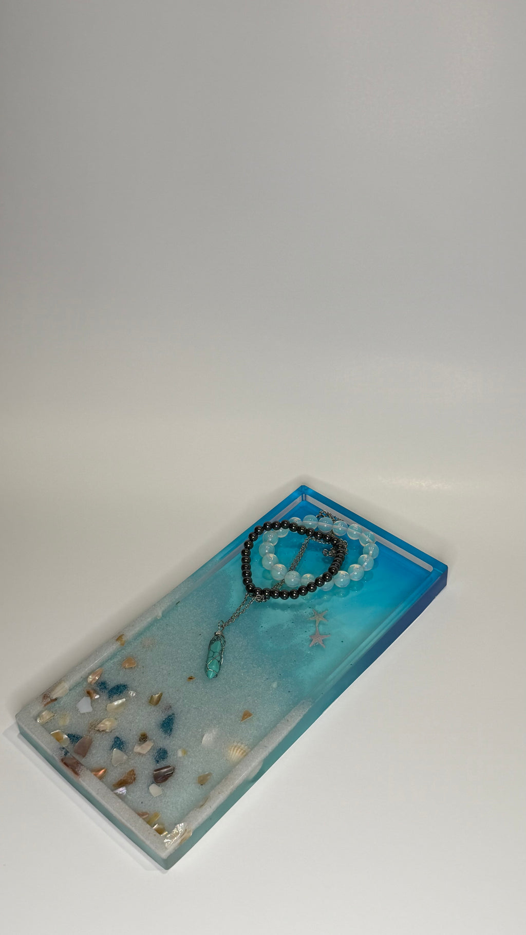 Ocean Treasures Beach Trinket Tray – 9.5" x 4.5"