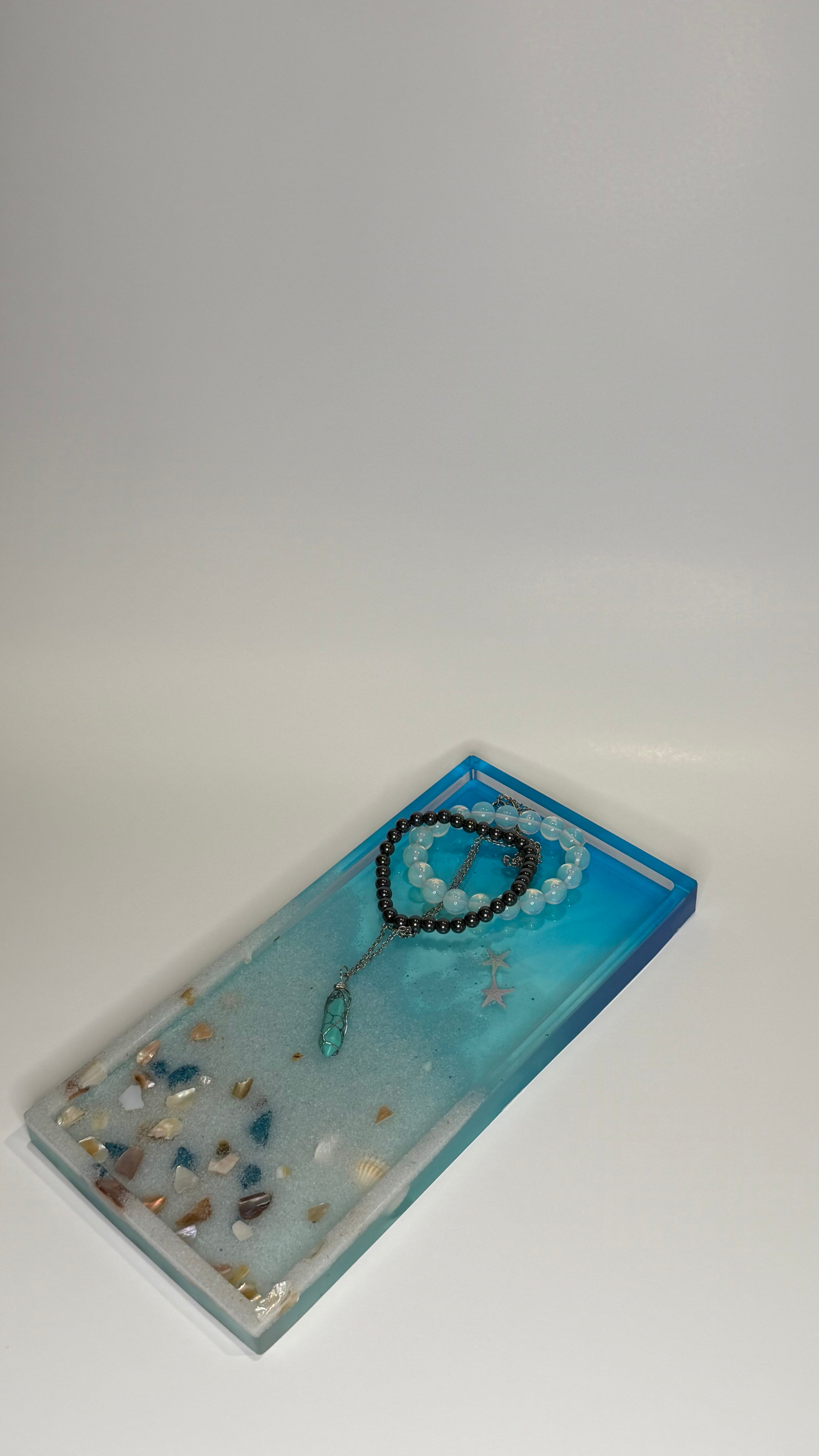 Ocean Treasures Beach Trinket Tray – 9.5" x 4.5"