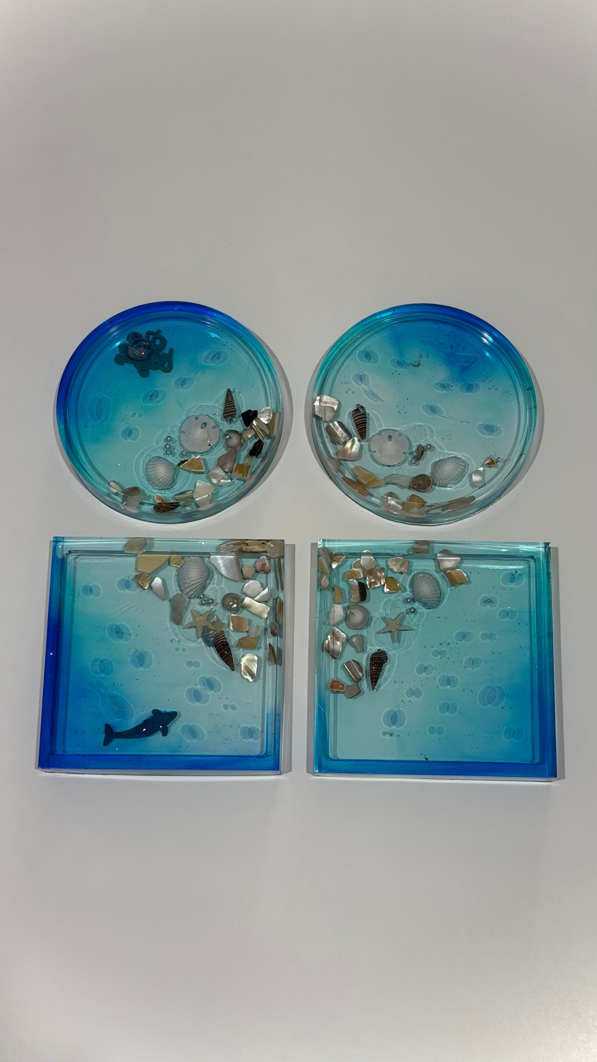 Ocean Treasures Coaster Set – Set of 4