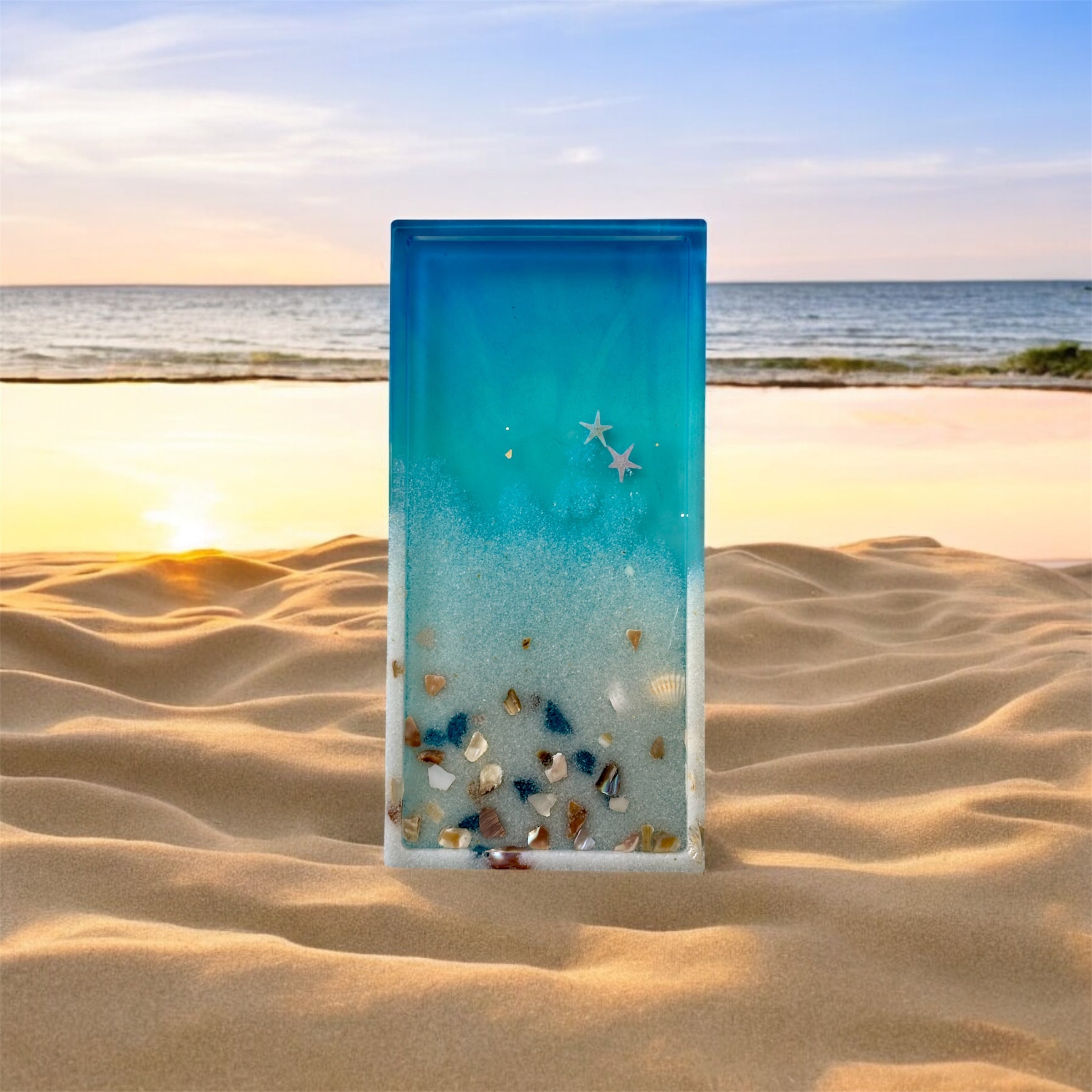 Ocean Treasures Beach Trinket Tray – 9.5" x 4.5"