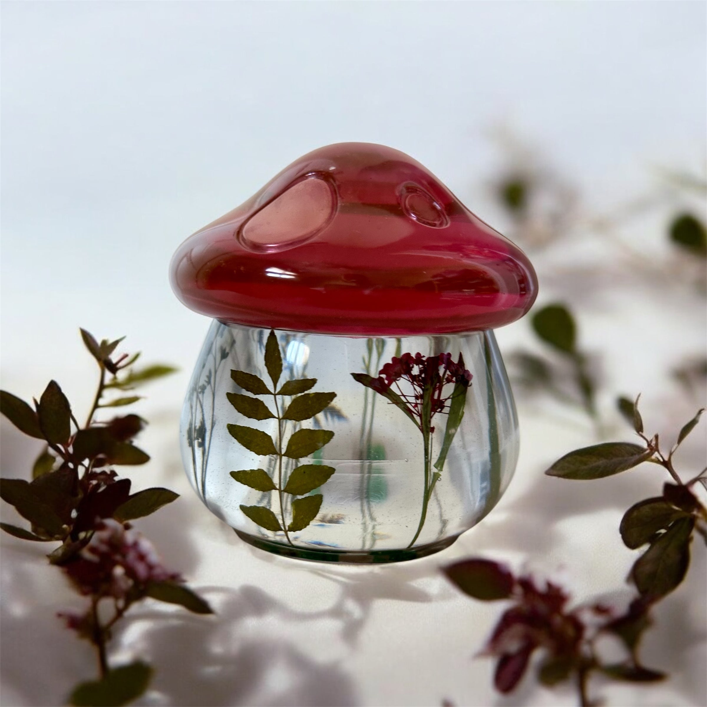 Botanical Mushroom Keepsake Jar Collection