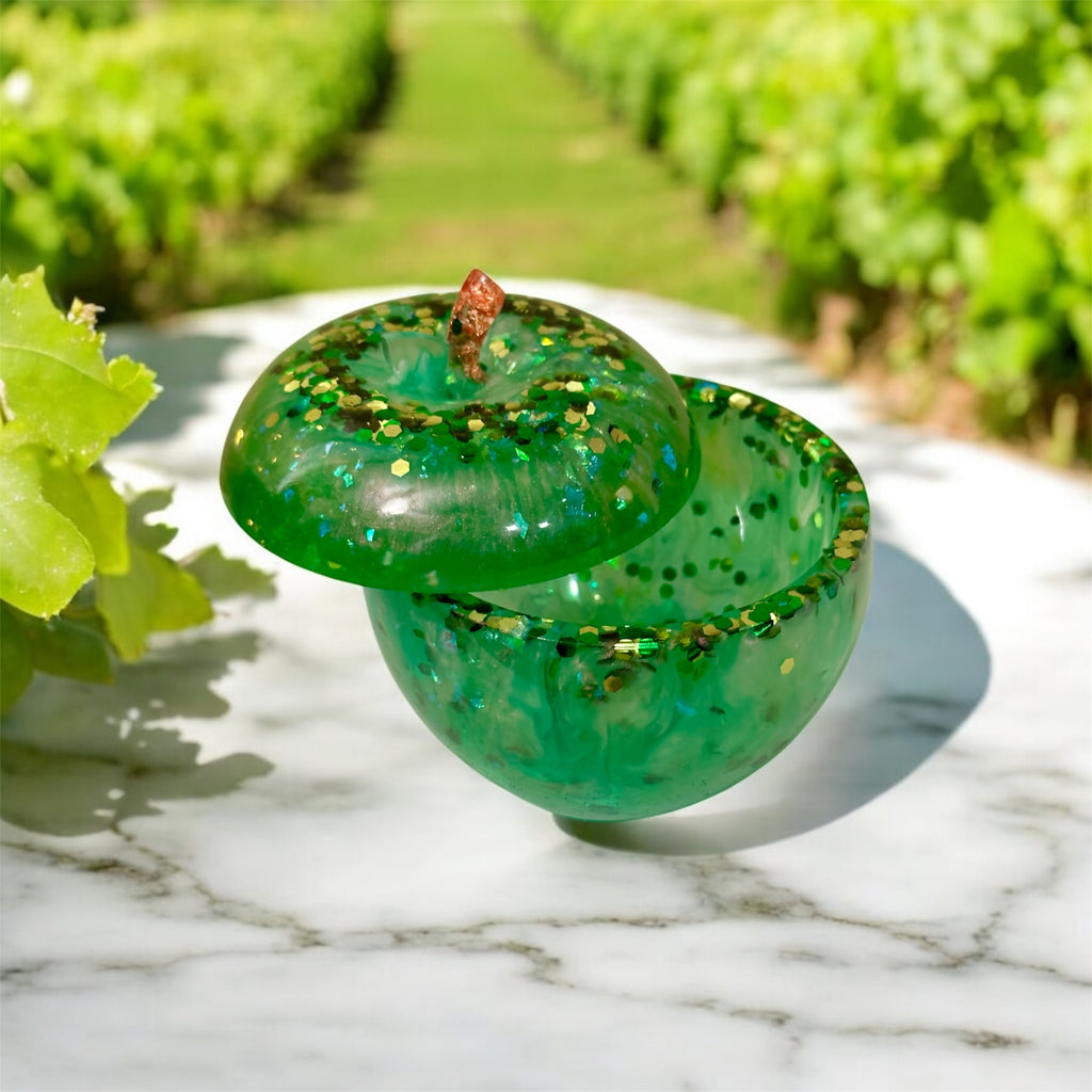 Enchanted Apple Keepsake Jar Collection – 4"H