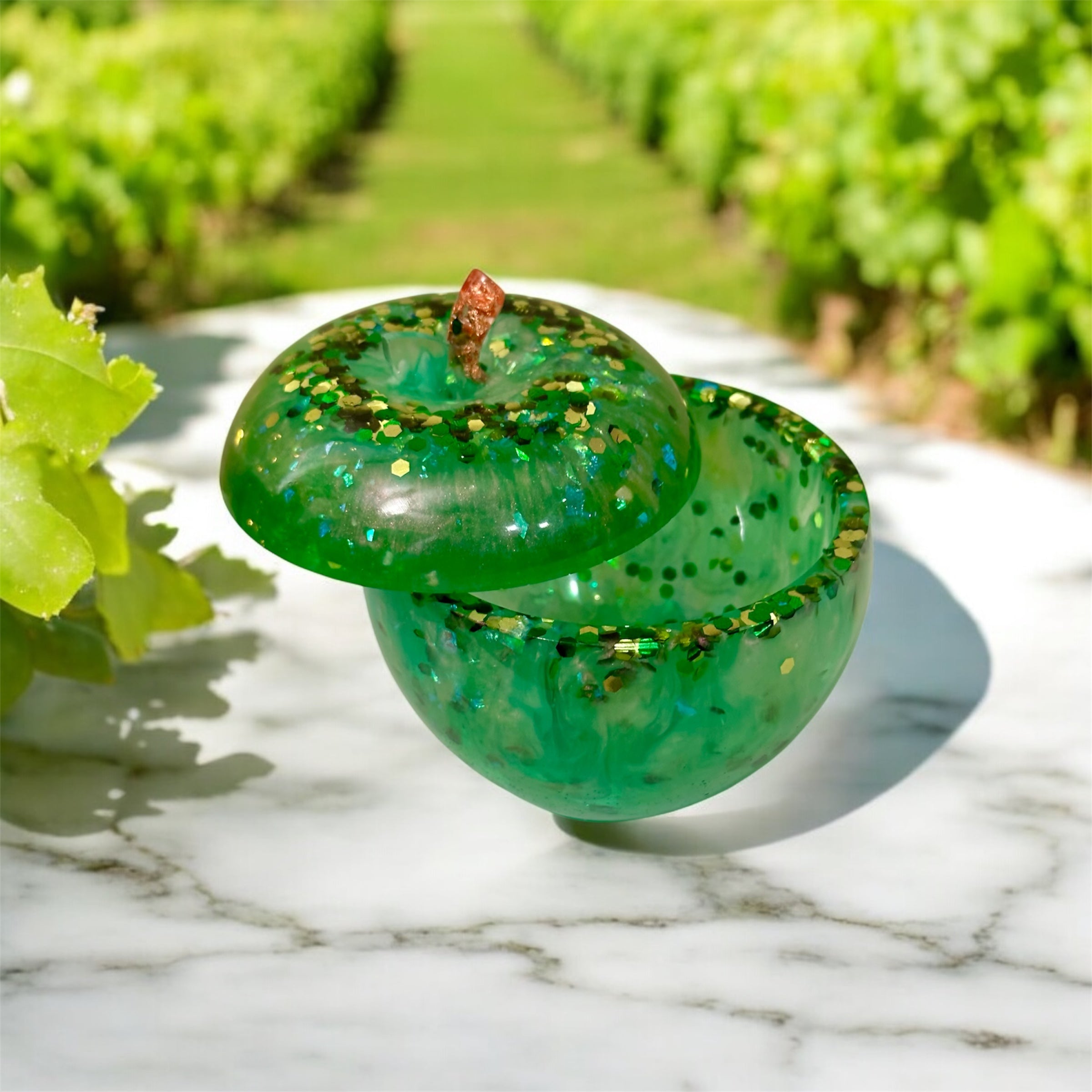 Enchanted Apple Keepsake Jar Collection – 4"H