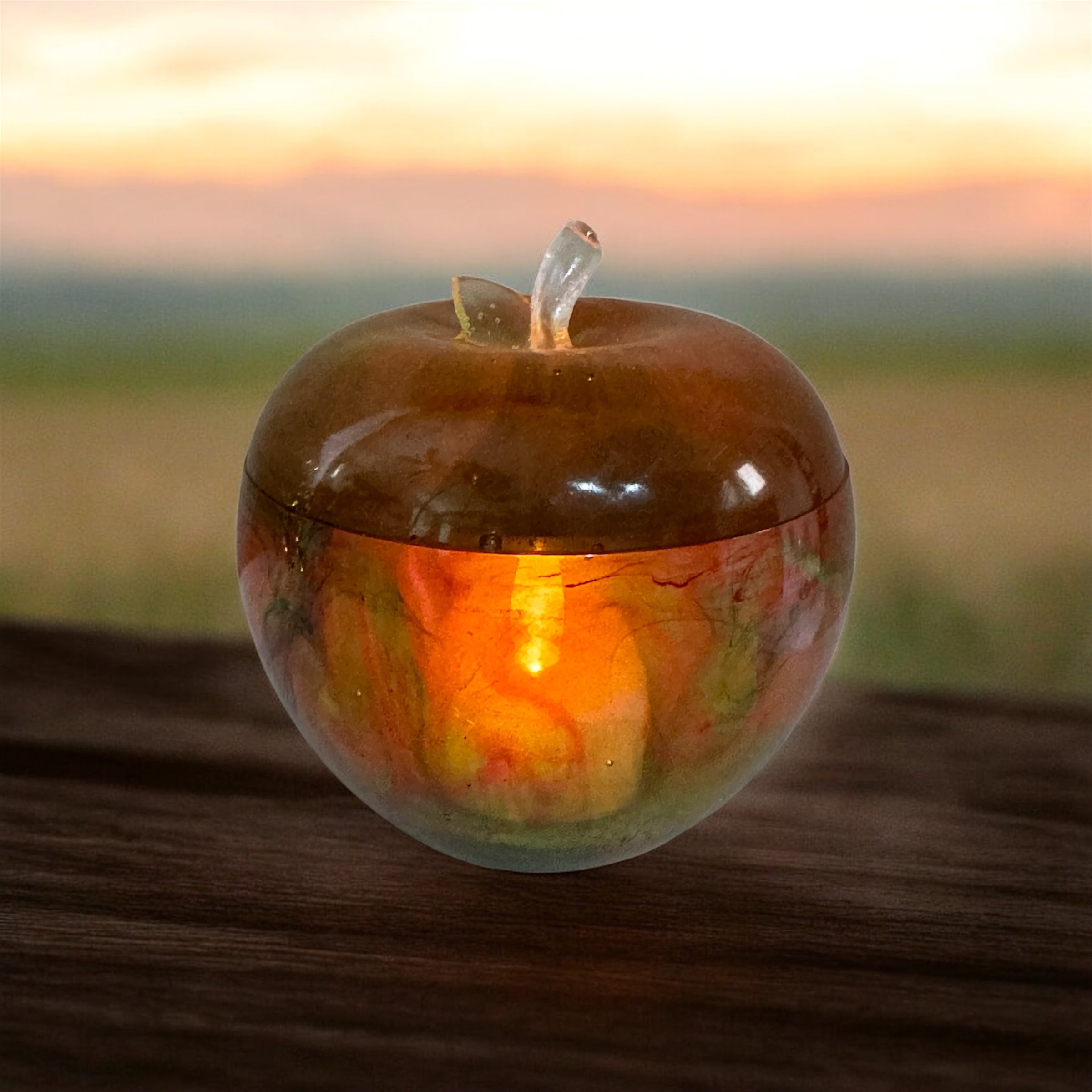 Enchanted Apple Keepsake Jar Collection – 4"H