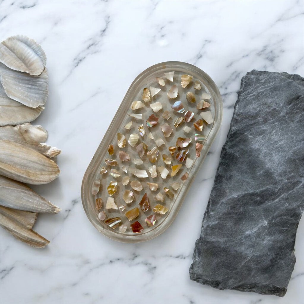 Pearly Shells jewelry Tray