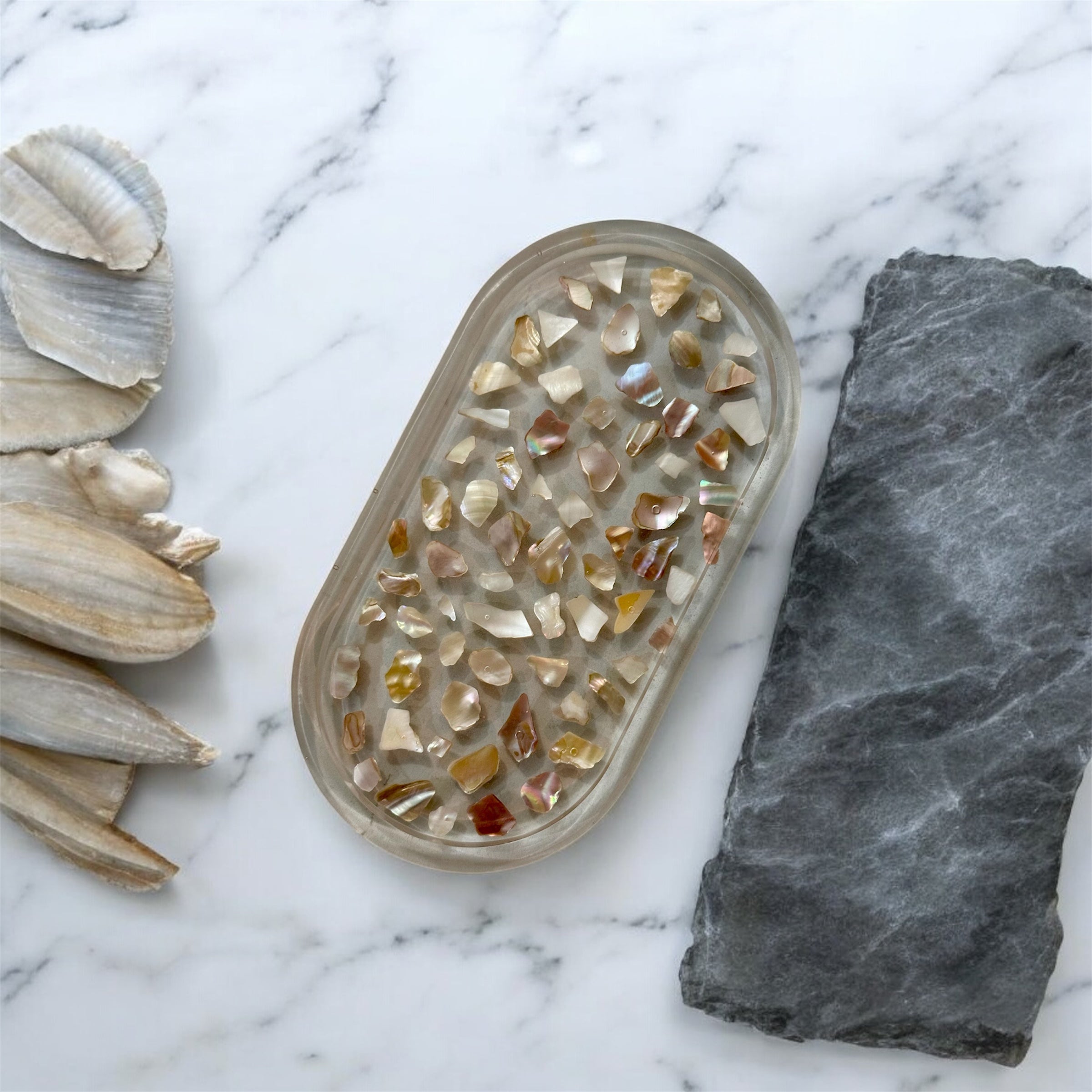 Pearly Shells jewelry Tray