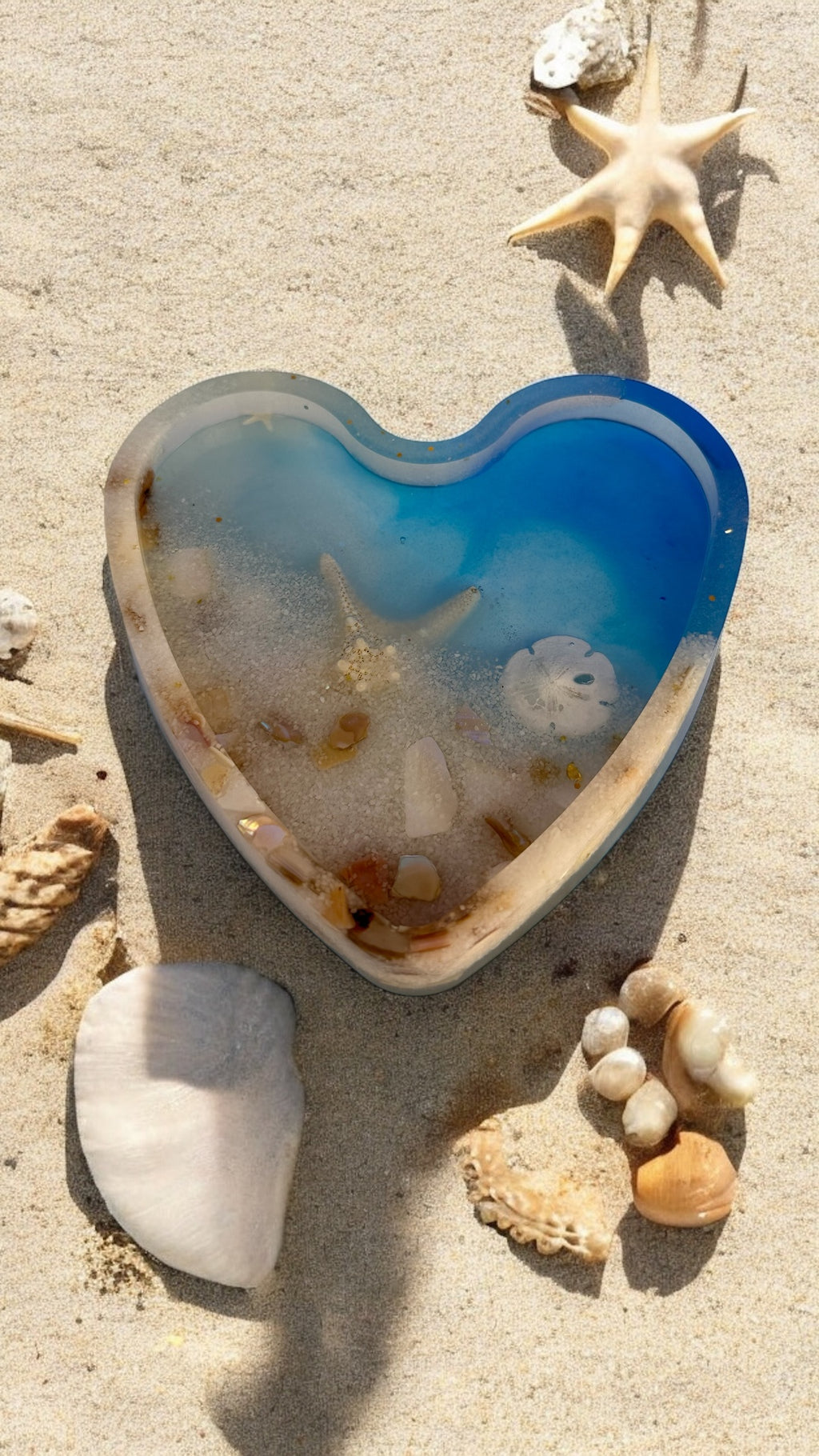 Ocean Heart Trinket Tray
