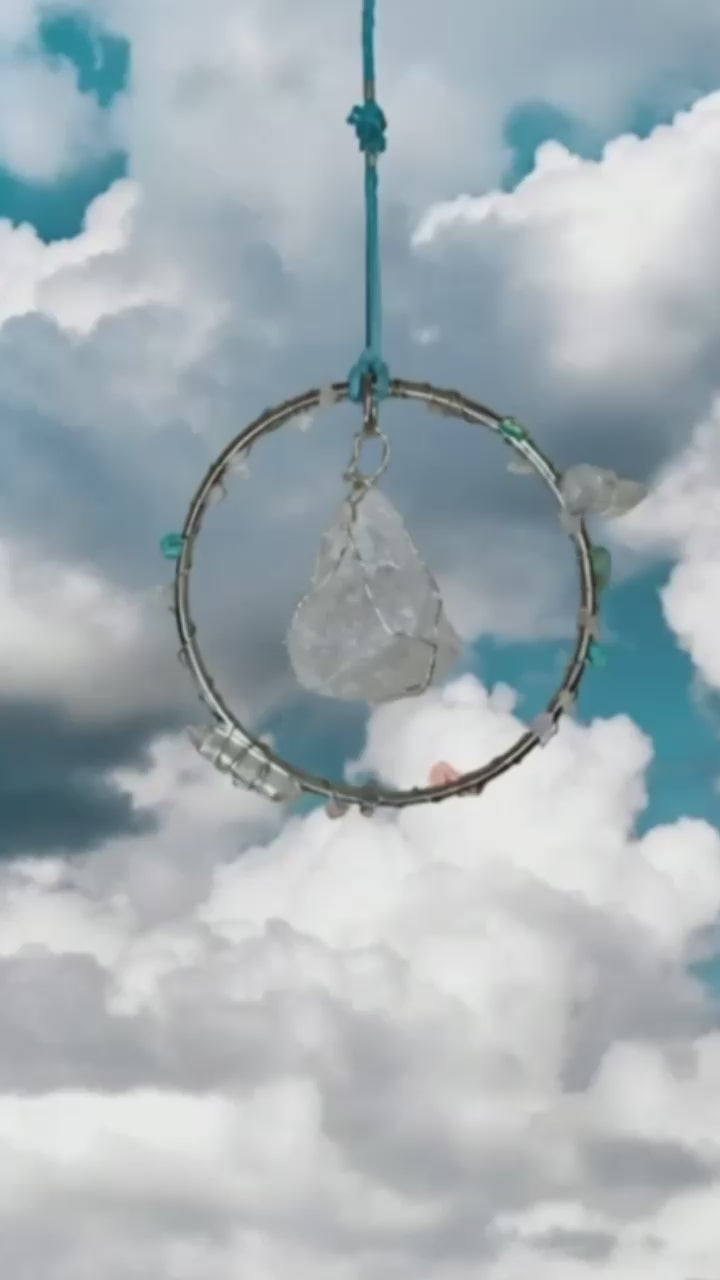Elemental Energies Crystal Suncatcher Set (4-Piece Collection)