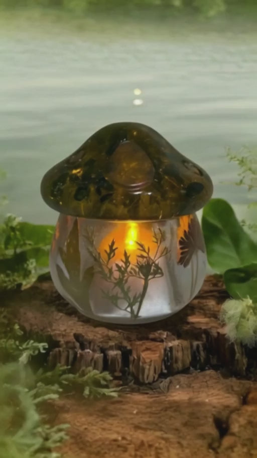 Botanical Mushroom Keepsake Jar Collection