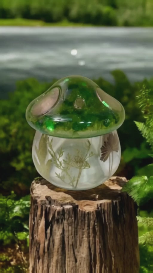Botanical Mushroom Keepsake Jar Collection