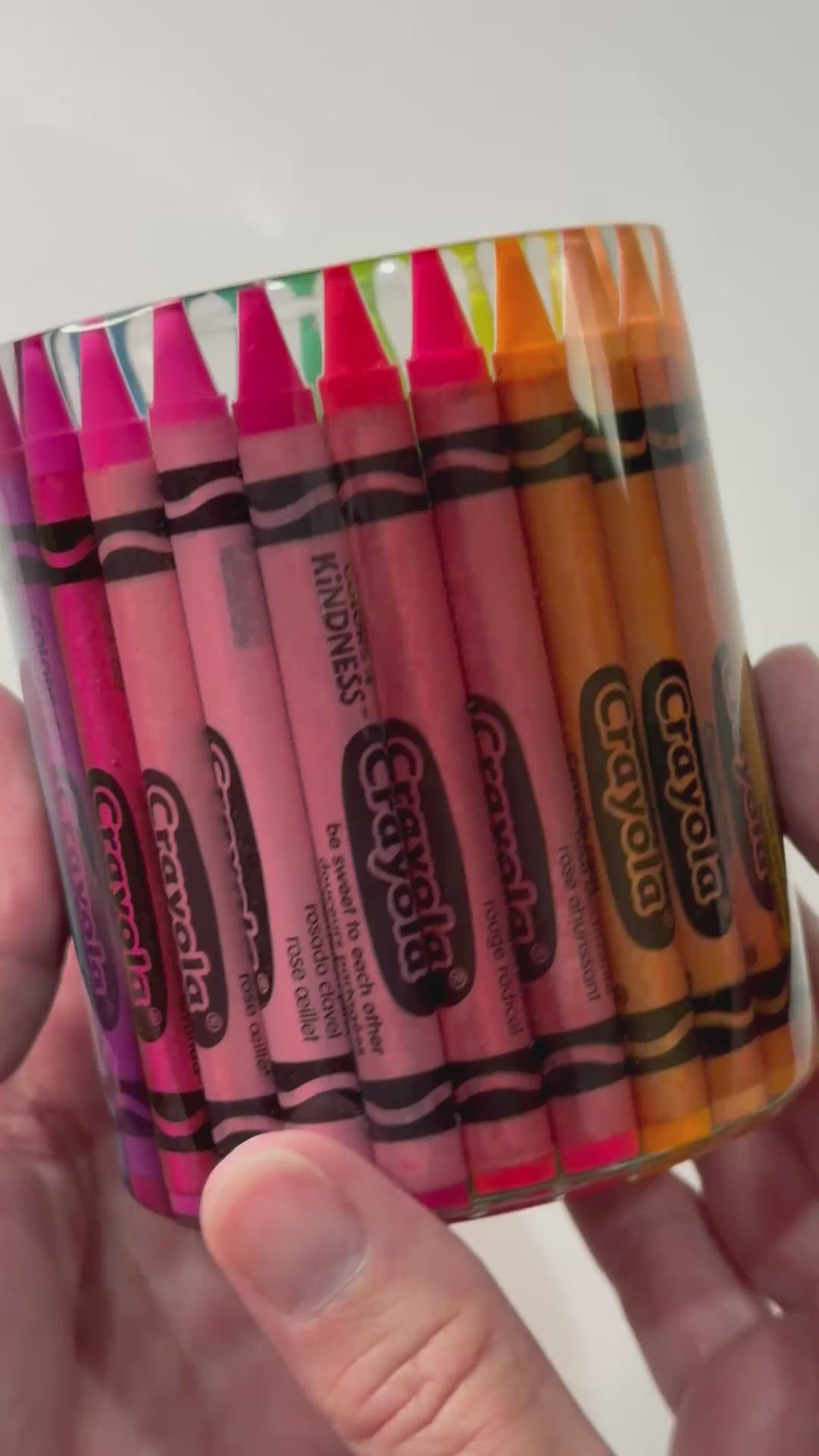 Resin Crayon Pen Cup | Handmade Desk Organizer