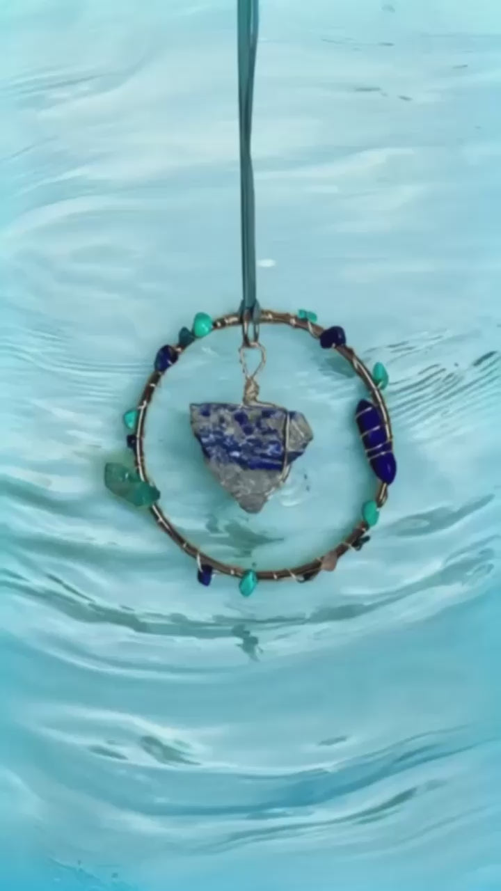 Elemental Energies Crystal Suncatcher Set (4-Piece Collection)