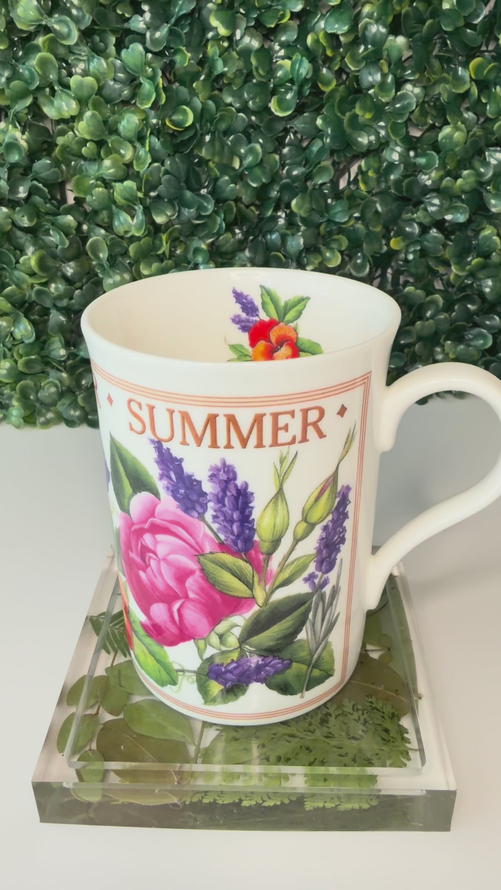 Four Seasons Botanical Coaster Set (4)